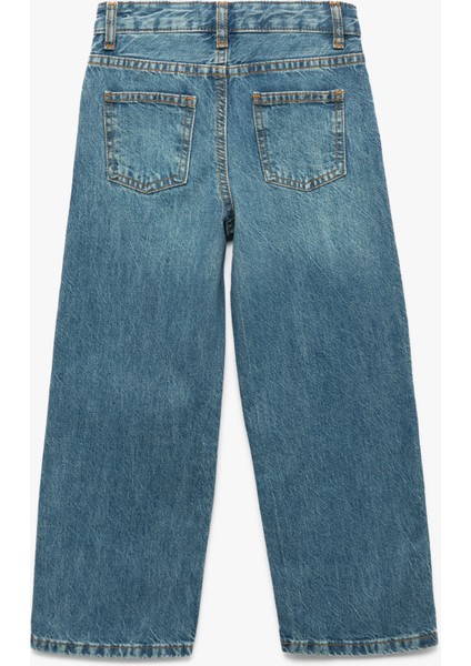 Pamuklu Cepli Straight Fit Denim Pantolon fiyatları