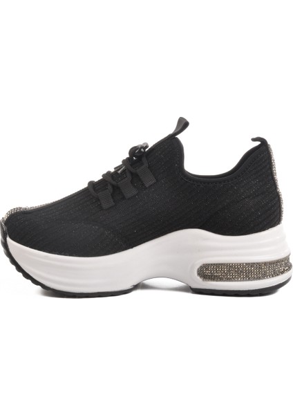 Siyah Beyaz Anorak Kadın Sneaker 702322 Z fiyatları