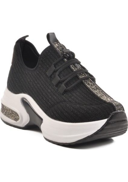 Siyah Beyaz Anorak Kadın Sneaker 702322 Z modelleri