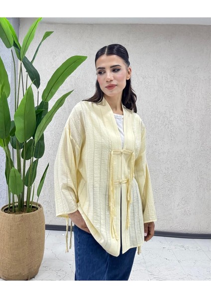 Pamuklu Önden Bağcıklı Kimono fiyatları