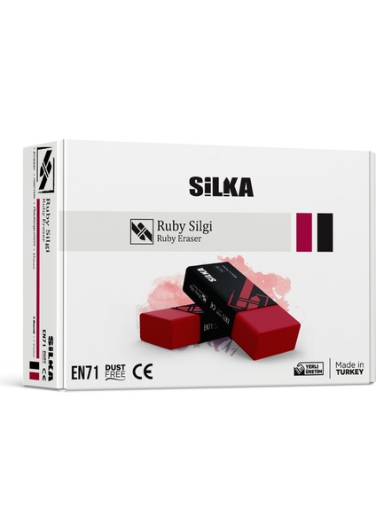 Küçük Boy Sınav Silgisi Kırmızı 30'lu indirimleri