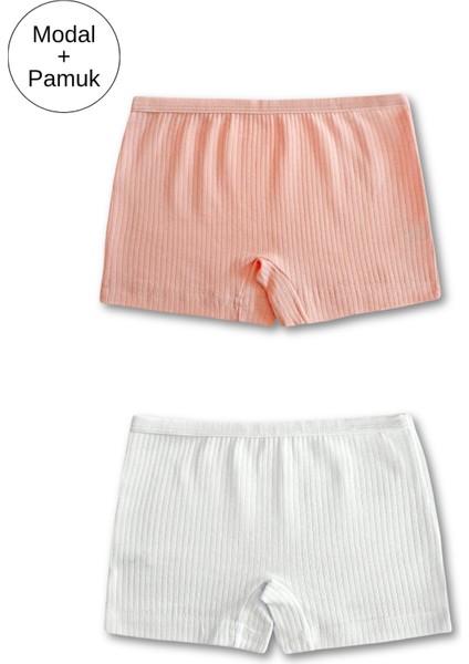 Modal-Pamuk Karışımı Kız Çocuk Boxer Külot Iç Çamaşırı 6'lı Set fiyatları
