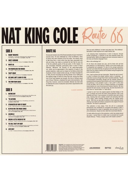 Nat King Cole - Route 66 - Plak fiyatları