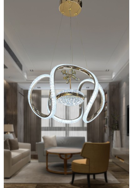 Dünya Eliza Simli Slikonlu Tek Toplu Modern Oturma LED Avizesi fiyatları