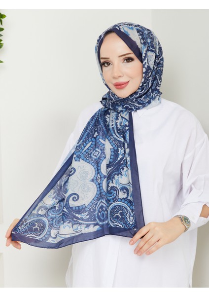 Navy Dream Desenli Şal fiyatları