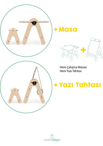 Massam Ayı Figürlü | Aktivite Masası fiyatları