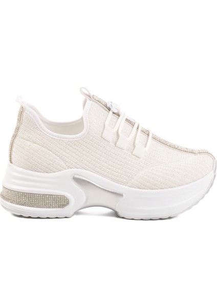 Beyaz Anorak Kadın Sneaker 702322 Z
