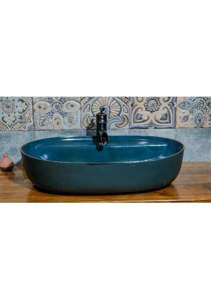 El Yapımı Lavabo Ebat 60X40X15