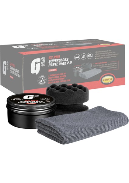 G3 Pro Supergloss Carnauba Paste Katı Wax 150GR