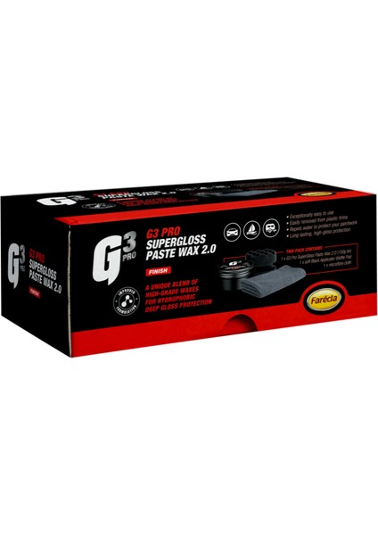G3 Pro Supergloss Carnauba Paste Katı Wax 150GR fiyatları