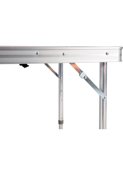 Alüminyum Katlanır Kamp Masası ve Tabure Seti – 4 Adet Tabure, 30 kg Kapasiteli MDF Masa, Taşınabilir Piknik Masası