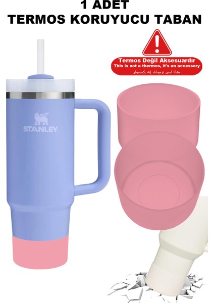 Quencher 40 Oz Uyumlu Pipetli Termos Sızdırmaz Kapak Seti –