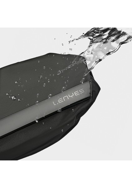 LB573 Creator Serisi Su Geçirmez Polyester Kumaş Ayarlanabilir Askılı Bel Çantası Gri modelleri