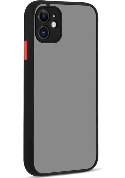iPhone 12 Kılıf Montreal Silikon Kapak - Siyah