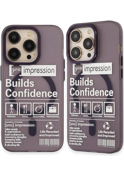 iPhone 14 Pro Kılıf Apollo Magneticsafe Desenli Kapak - Apollo Mor - 6