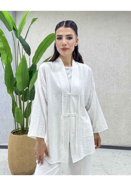 Pamuklu Önden Bağcıklı Kimono modelleri
