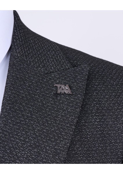 İtalyan stil slim fit ceket yelek pantolon takım elbise antrasit T10326 modelleri