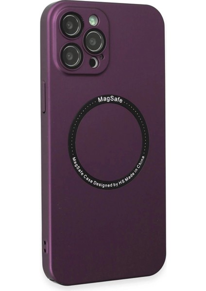 iPhone 12 Pro Max Kılıf Jack Magneticsafe Lens Silikon - Mürdüm fiyatları