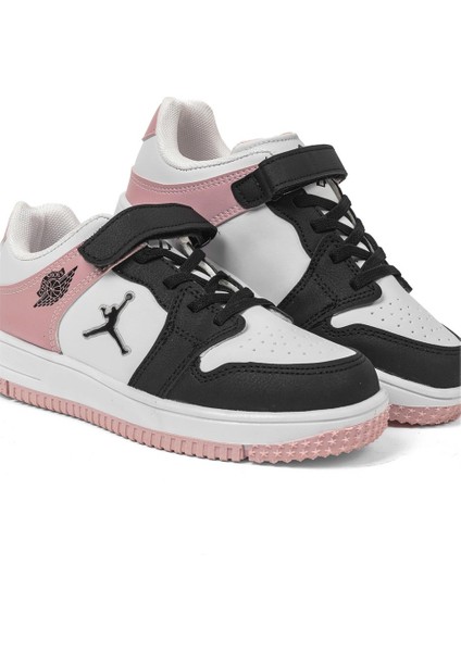 Haykat Siyah-Pembe Cırtlı Ortopedik Sneakers Kız Çocuk Spor Ayakkabı fırsatları
