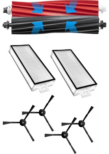 Roborock Q5 Pro / Q5 Pro + (Plus) Robot Süpürge Uyumlu 8'li Yedek Parça Seti