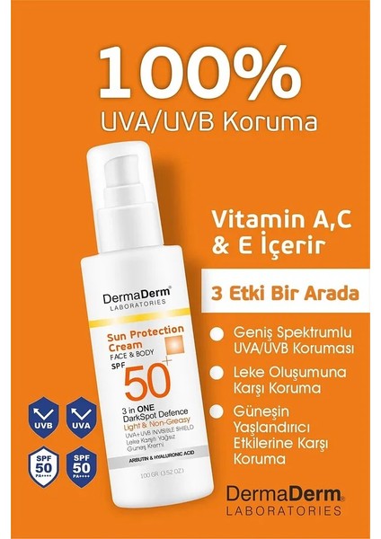 2 Adet SPF 50+ Güneş Kremi 2X100 ml Ve 1 Adet Okiro Shimmer Işıltılı Bronzlaşma Yağı 100 ml Set fırsatları