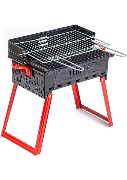 C-20 Ayaklı Çekmecesiz Pervazlı Yağdanlıklı Mangal 28*43CM