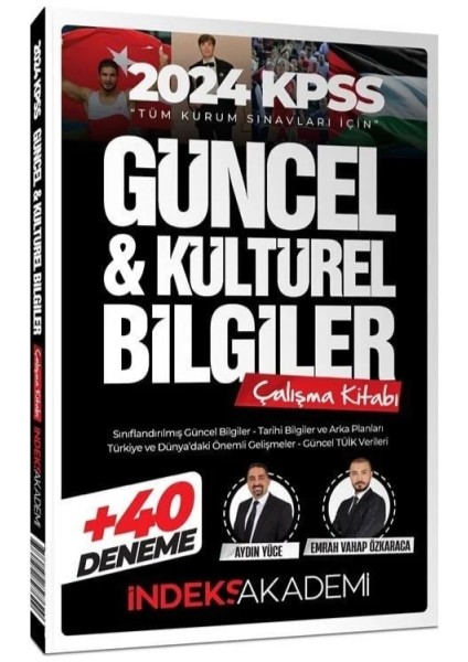 Indeks Akademi Yayıncılık 2024 Kpss Güncel ve Kültürel Bilgiler Çalışma Kitabı (40 Deneme Ilaveli)