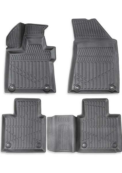 Mg Hs Turbo Hıybrıd 2022 Sonrası Myk 3D Premium Havuzlu Oto Paspas ve 3D Bagaj Havuzu