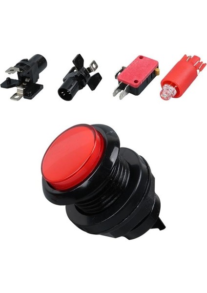 IC-180J-1 Atari Butonu 12V Ledli Kafa Çapı 24MM Delik Çapı 24MM fiyatları