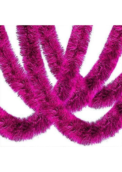 Bfs Parti Için Mega Kalın Sim Süs 2 Metre Uzunluk 10 cm Genişlik Fuşya Ithal