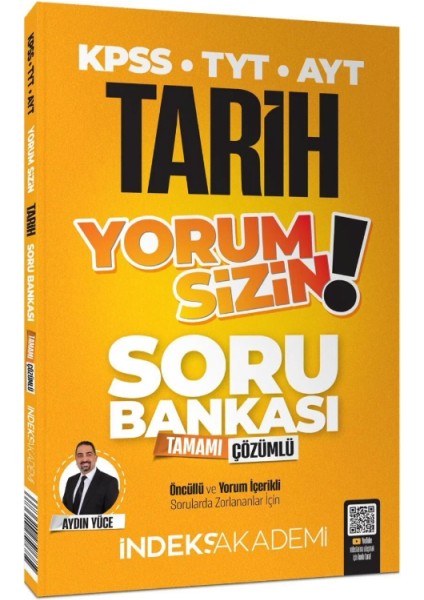 Indeks Akademi Yayıncılık 2025 Kpss Tarih Yorum Sizin Soru Bankası Çözümlü – Aydın Yüce