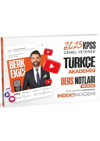 Indeks Akademi Yayıncılık 2025 Kpss Türkçe Akademisi Video Ders Notları – Berk Ekici