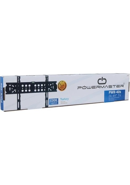Pwr-40s Kilitli 26''-49''Lcd-Led Tv Duvar Askı Aparatı modelleri
