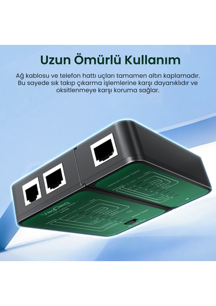 RJ45 RJ11 Uyumlu Cat6 Cat7 Cat8 Poe Destekli Network Ethernet Test Cihazı fırsatları