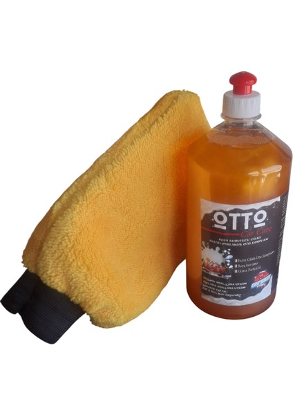 Otto Car Care Cilalı Oto Şampuan 1000 ml Yıkama Eldiveni Hediyeli fiyatları