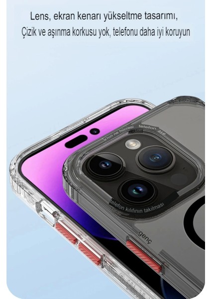 Joko iPhone 14 Pro Max Kılıf Ramos Magsafe Kapak - Derin Mor