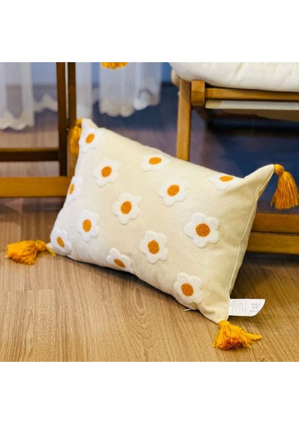 4’lü Punch Işlemeli Premium Nakışlı Dal Çiçek Temalı Dekoratif Kırlent Kılıfı modelleri