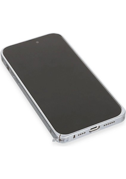 Joko iPhone 15 Pro Max Kılıf Metal Bumper Magneticsafe Kapak - Gri fırsatları