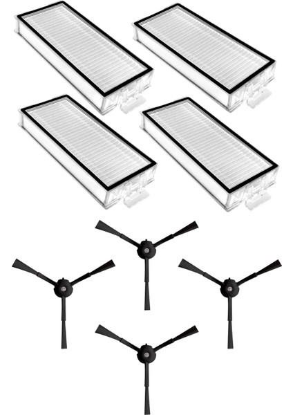 Roborock Q5 Pro / Q5 Pro + (Plus) Robot Süpürge Uyumlu 8'li Yedek Parça Seti