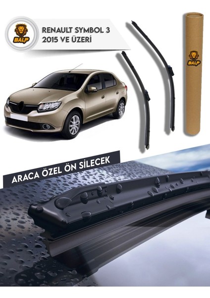 Renault Symbol Muz Silecek Takımı (2013-2015) 53x50-Ü