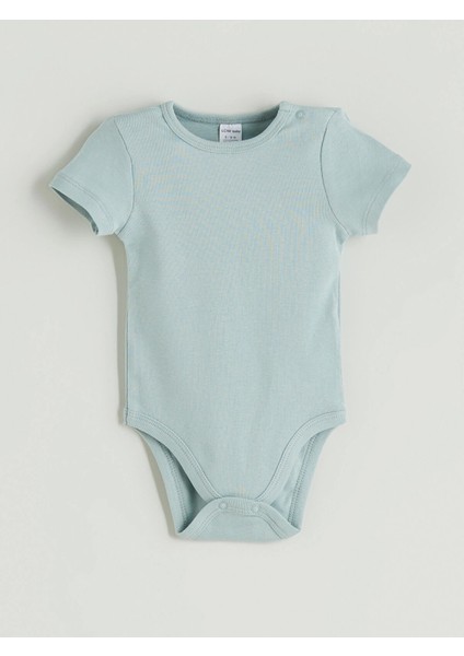 Lcw Baby Mavi Baskılı Erkek Bebek Çıtçıtlı Body 2'li fiyatları