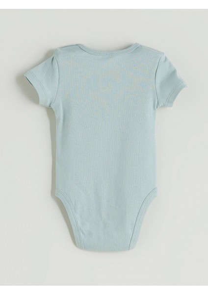 Lcw Baby Mavi Baskılı Erkek Bebek Çıtçıtlı Body 2'li fırsatları
