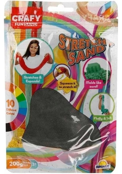 Bfs 3607 Crafy Streç Oyun Kumu Siyah 200 G -Sunman