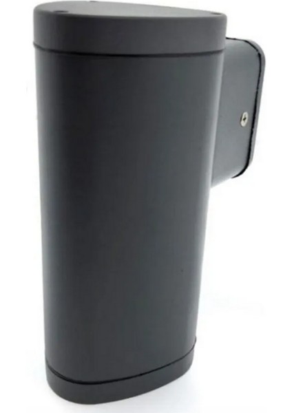 Bologna Antrasit Duvar Apliği – Tek GU10’LU Dış Mekan Silindir Aplik