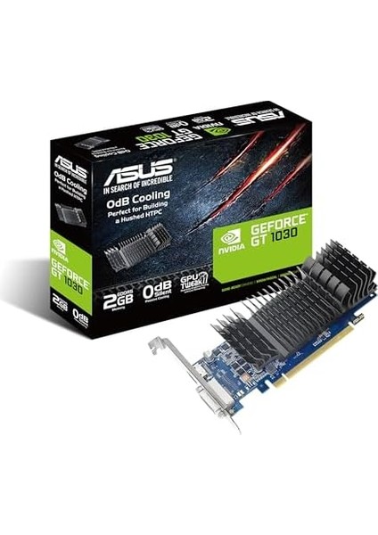 Geforce Gt 1030-SL 2gb Gddr5 Low Profile (Bracket) 64BIT DVI HDMI Ekran Kartı, Siyah modelleri