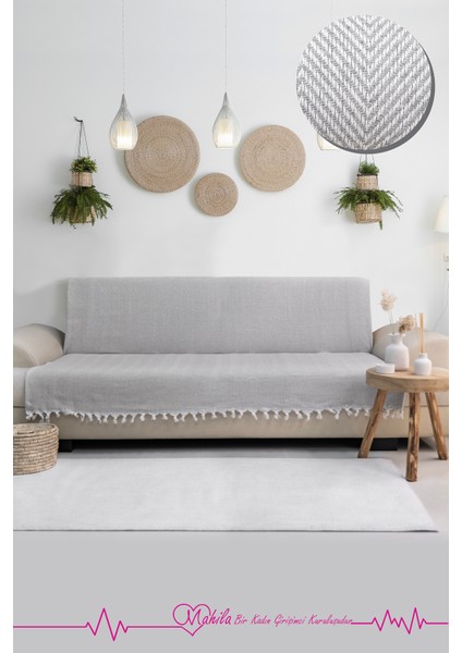 Klasik Pamuklu Koltuk Örtüsü | 180X210CM Balık Sırtı Desen Koltuk Örtüsü