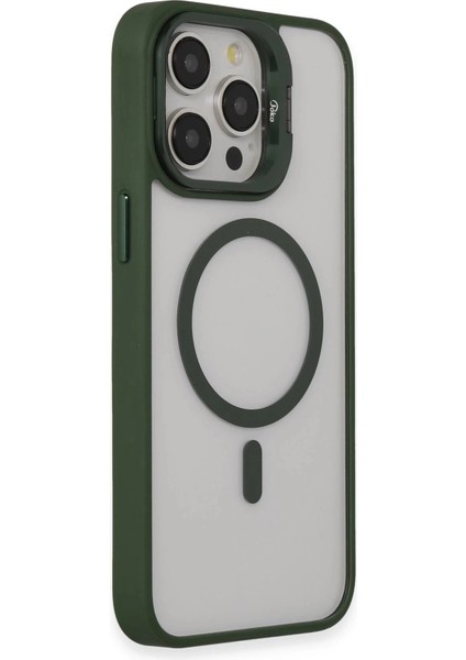 Joko iPhone 14 Pro Kılıf Roblox Lens Magsafe Standlı Kapak - Koyu Yeşil fiyatları