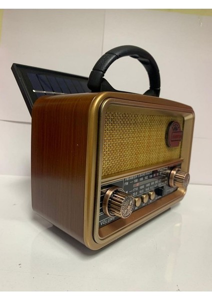 Everton RT-827 Usb/fm/bt Solar Paneli Nostajık Radyo