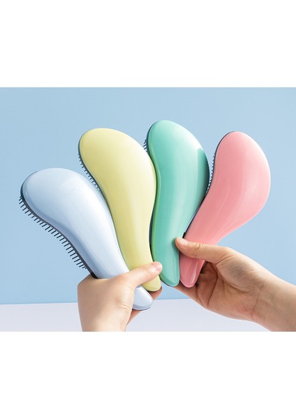 Düğüm Önleyici Yumuşak Dişler Kafa Masajı Hava Yastığı Düz Saç Tarağı (Yurt Dışından) fiyatları