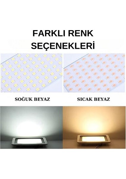 200W LED Projektör |günışığı | Bahçe, Halı Saha, Dış Mekan Aydınlatma | IP66 Su Geçirmez modelleri